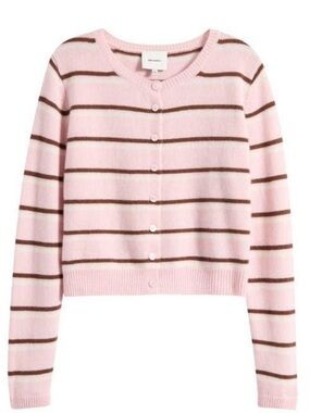 Reformation Clara Cashmere Crew Cardigan